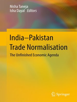 cover image of India-Pakistan Trade Normalisation